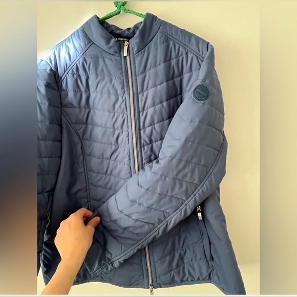 Olsen light blue Quilted Jacket- Large - Picture 11 of 11